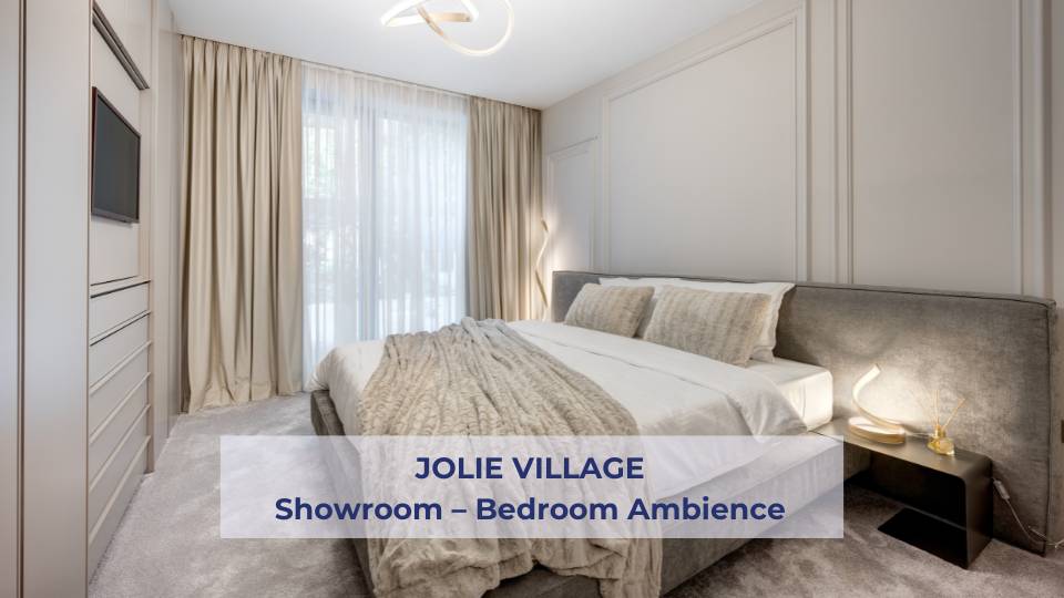 ARQA Jolie Village - dormitor showroom